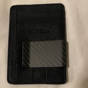 Runbox Black Card Holder Wallet